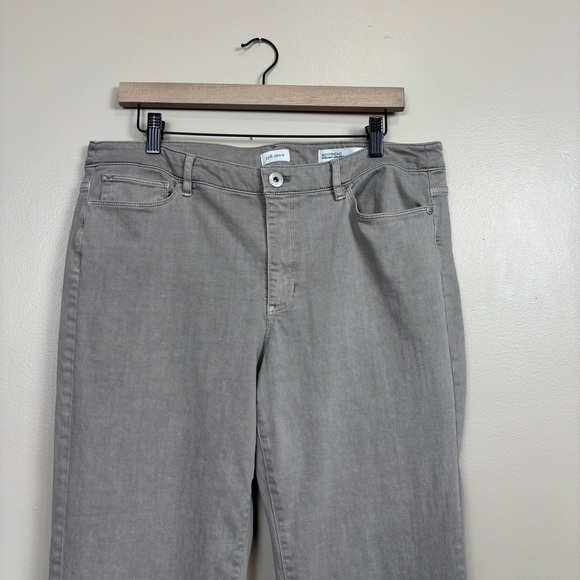 J. Jill Jeans Womens 14 Grey Boyfriend Straight Leg Ankle Zip Fly 5 Pocket Denim - Picture 3 of 9